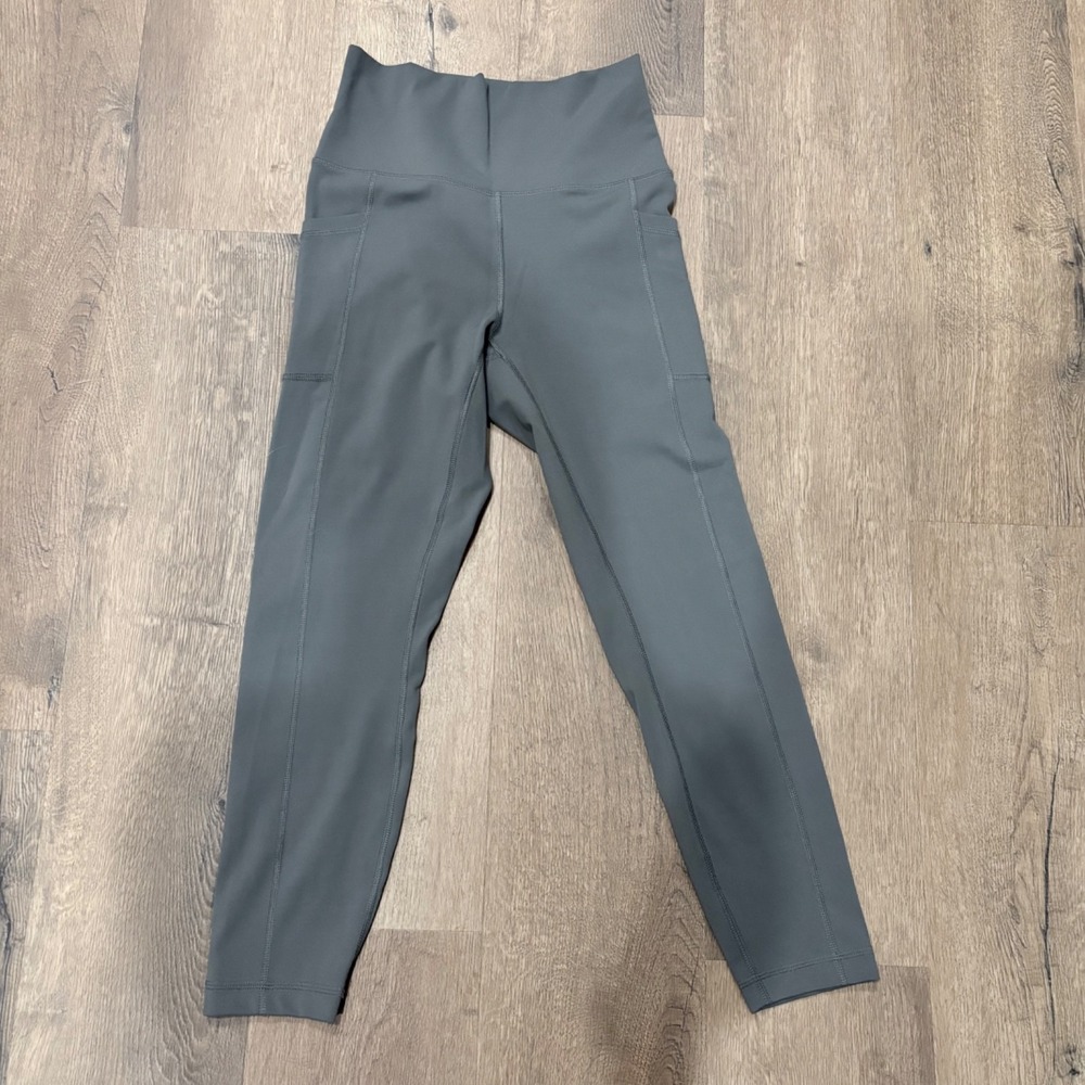 90 Degree Reflex Medium High Rise‎ Side Pocket 24" Leggings Green Yoga Pants